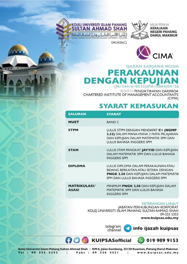 Syarat Kelayakan Diploma Pengajian Perniagaan Uitm Program diploma